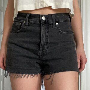 The Perfect Jean Short - Black Washed